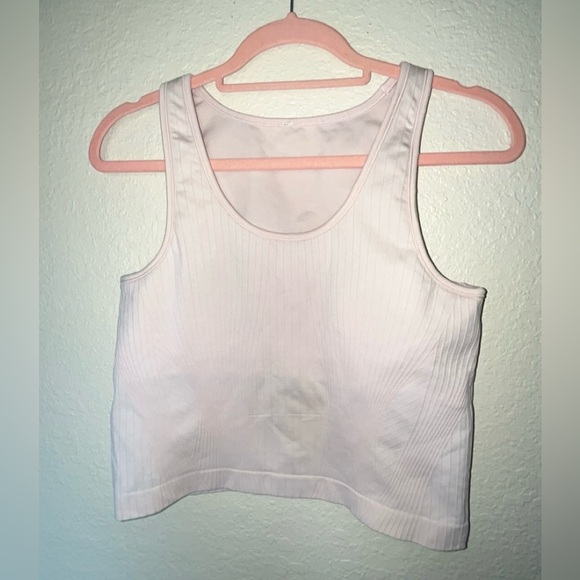 Lululemon Athletica “Ebb to Street” Medium Support Cropped Athletic Tank SIZE 10 - Picture 5 of 8